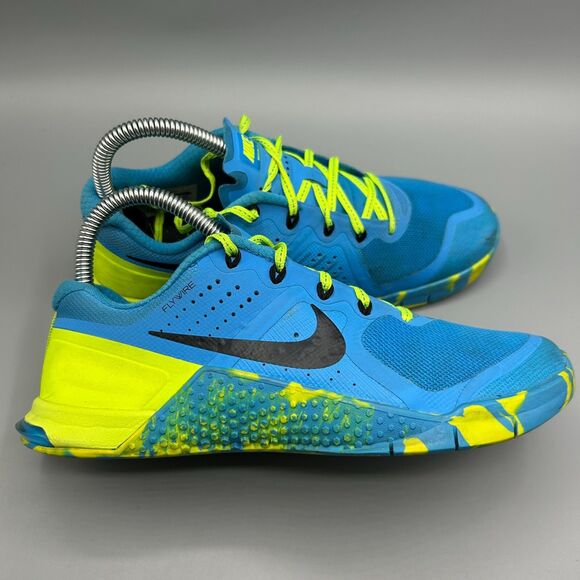 Nike Metcon 2 AMP Womens Cross Fit Training Gym Shoes Blue Size 7 - Picture 1 of 16